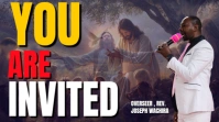 Brown List-based You Are Invited  Digital Display (16:9) template