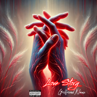 Brown Love Story Album Cover Album Cover template