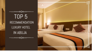 Brown Luxury Hotels in Abuja Digitalt display Template