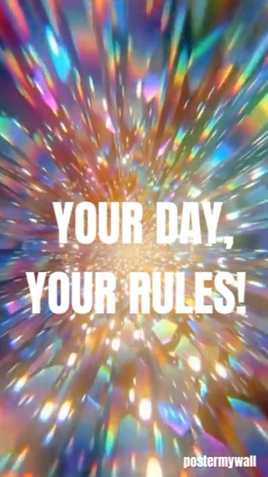 Brown Maximalist ✨ Own The Day ✨ Digital Display (9:16) template