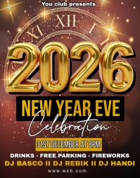 Brown Maximalist 2026 Event  Poster/wallboard Poster/Wandzeitung template