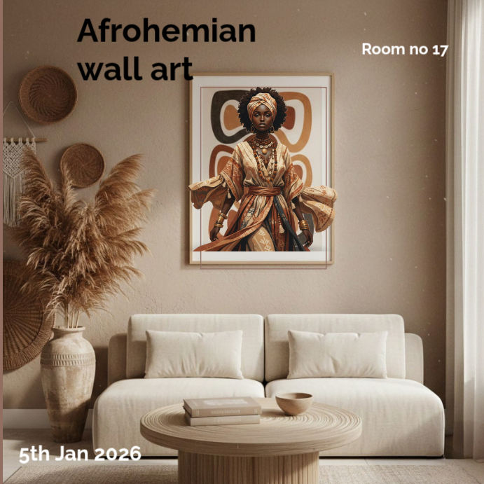 Copy of Brown Maximalist Afrohemian Instagram Post | PosterMyWall