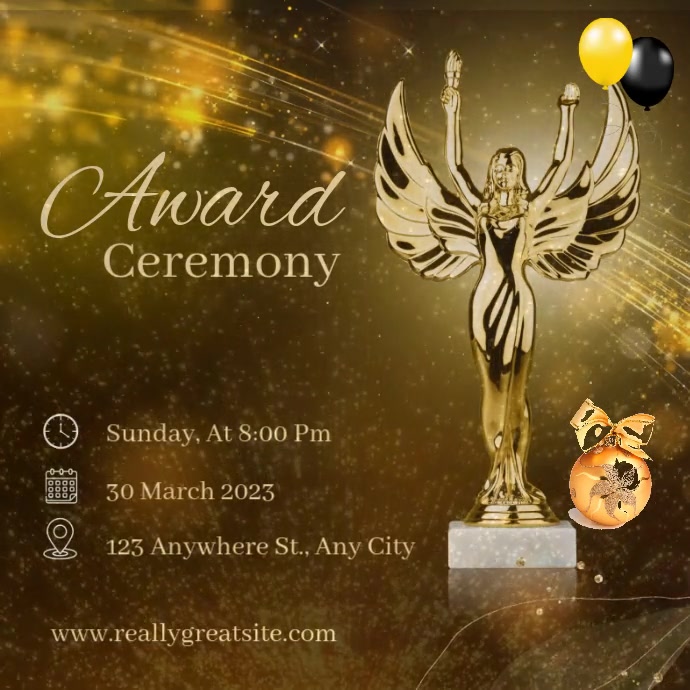Copy of Brown Maximalist Award Cermony Instagram Post | PosterMyWall