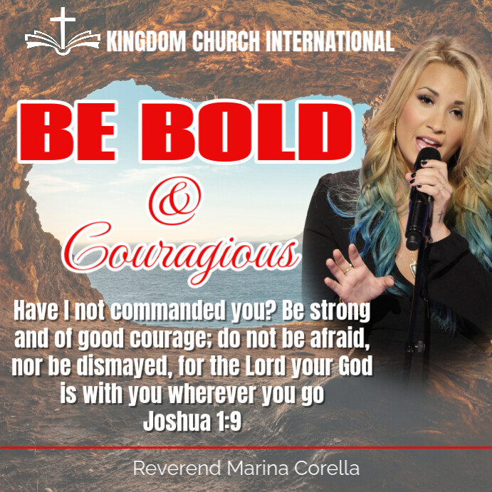 Copy of Brown Maximalist Be Bold Encouragement Ad Template Instagram ...