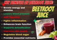 Brown Maximalist Beetroot Juice Benefits Poster A2 template