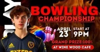 Brown Maximalist Bowling Championship  Facebook Shared Image template