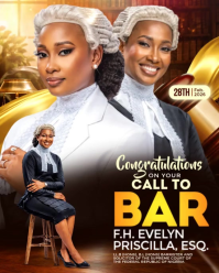 Brown Maximalist Call To Bar Flyer  Instagram Portrait template