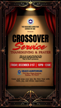 Hitam Crossover Service Instagram-verhaal Template