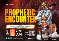 Brown Maximalist Church Flyer  A5 template