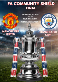 Community Shield Vip Pass Community Shield Final Posters Template | PosterMyWall