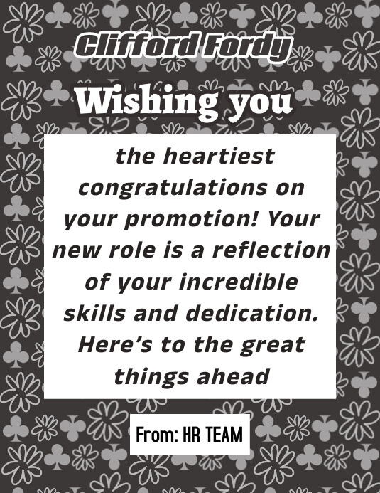 Prom Congratulations Copy of Brown Maximalist Congratulations On Your Prom | PosterMyWall