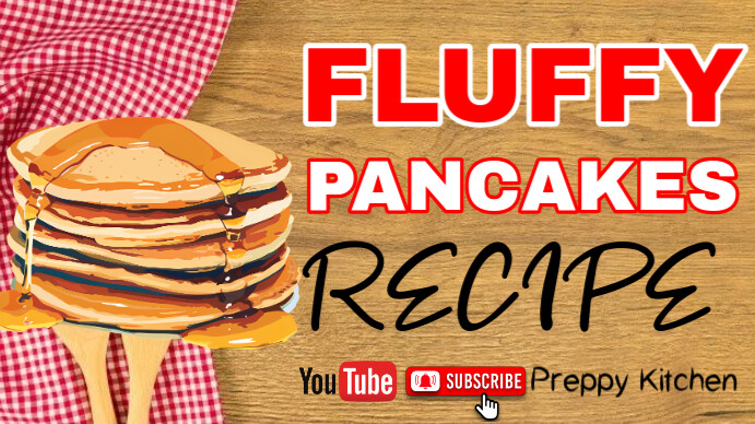 Brown Maximalist Food Show  Youtube Thumbnail template