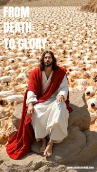 Brown Maximalist From Death To Glory -jesus Brings Dry Bones To Life Digital Display (9:16) template