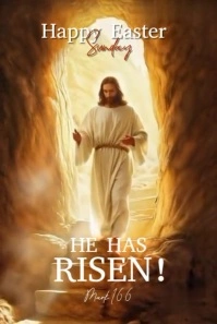 Brown Maximalist Happy Easter Sunday Video  Pinterest Graphic template