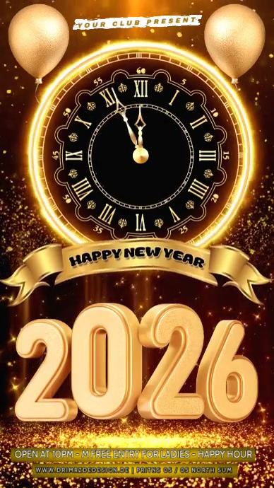 Plantilla de Brown Maximalist Happy New Year Instagram Story | PosterMyWall