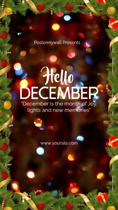 December Celebration Template | PosterMyWall