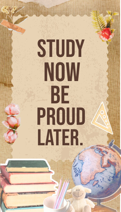 Brown Maximalist Importance Of Studying Busin Business Card template