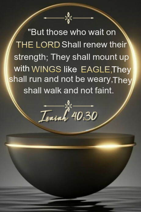 Brown Maximalist Inspirational Quote/ Bible Verse  Poster template