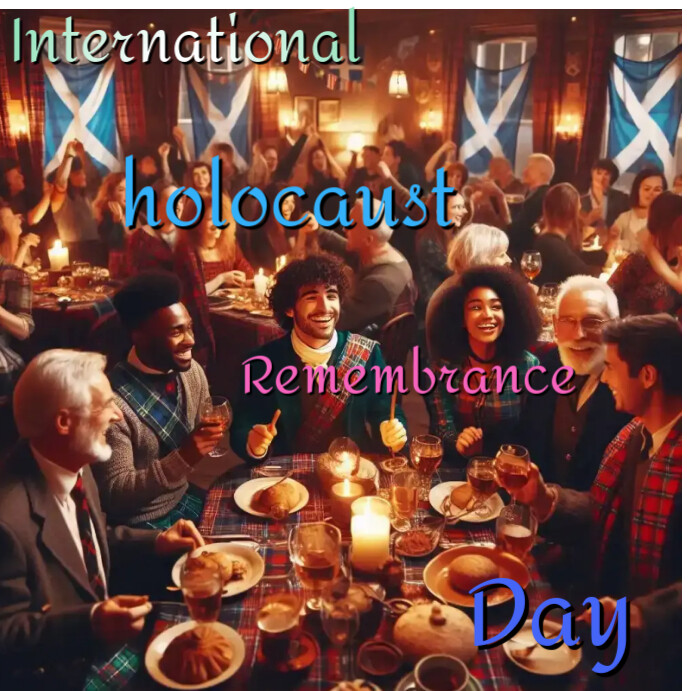 Brown Maximalist International Holocaust Remembrance Day Instagram Post ...