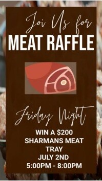 Meat Coller Raffle meat raffle Template | PosterMyWall
