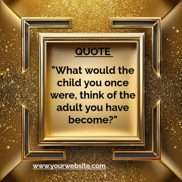 Brown Maximalist Meditative Quote Instagram Post Template | PosterMyWall