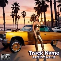 Brown Maximalist Mixtape Album Cover Portada de Álbum template