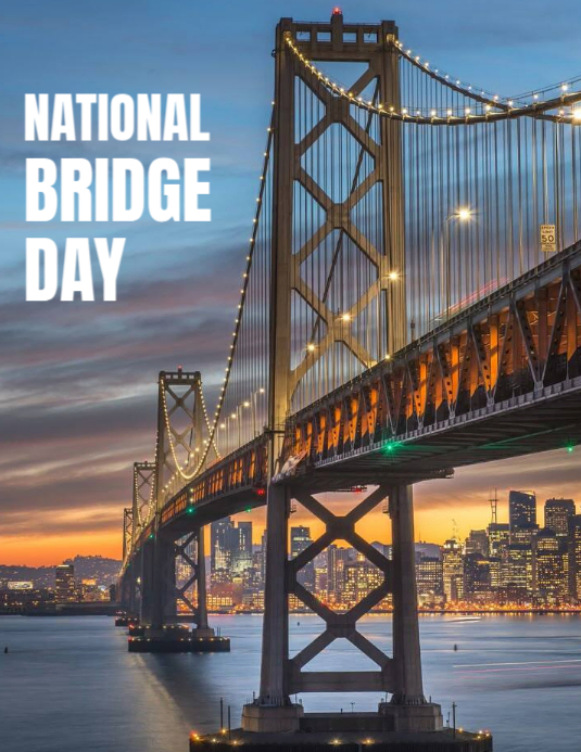Copy of Brown Maximalist National Bridge Day Flyer (us Letter ...