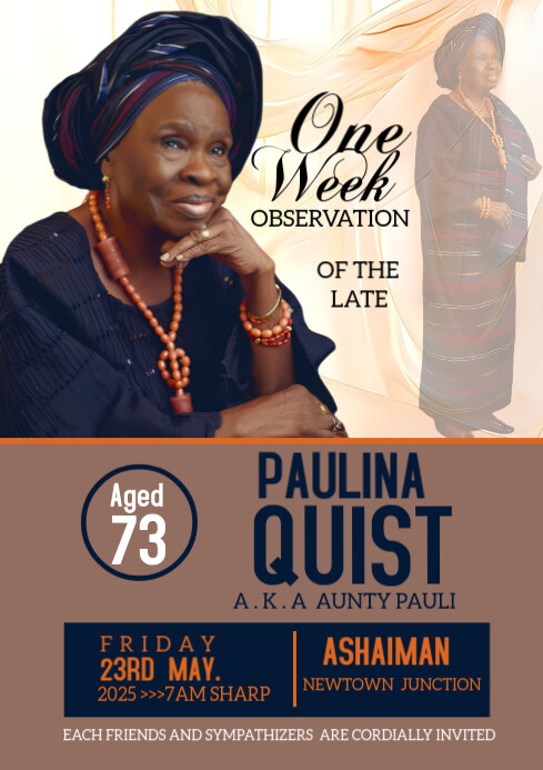 Modèle Brown Maximalist One Week Observation Poster / Burial Poster ...