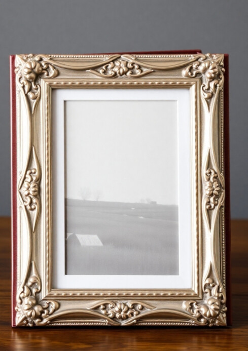 Brown Maximalist Picture Frame Template A4 | PosterMyWall