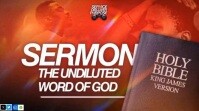 Brown Maximalist Praise & Worship Digital Display (16:9) template