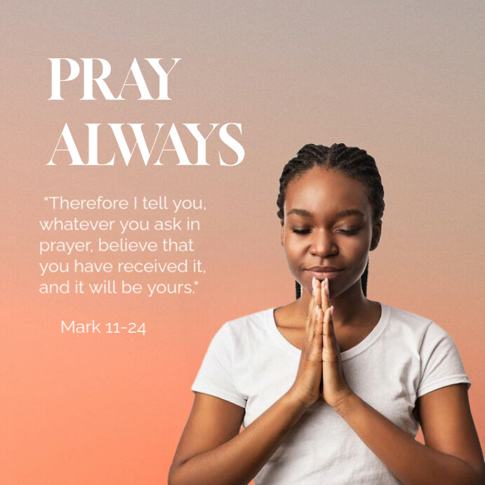 Copy of Brown Maximalist Prayer Quote Instagram Post | PosterMyWall