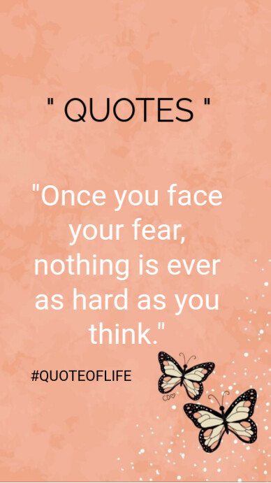 Plantilla de Brown Maximalist Quote Of Life Instagram Story | PosterMyWall