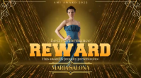 Brown Maximalist Reward Empolyment Digital Display (16:9) template