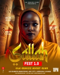 Brown Maximalist Sallah Fest Instagram Portrait template