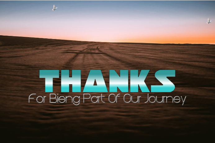 Brown Maximalist Thank You Greetings Poster Template | PosterMyWall