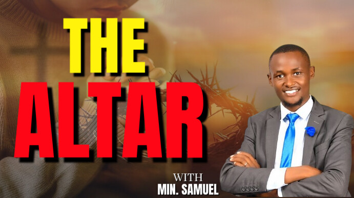 Brown Maximalist The Altar  Youtube Thumbnail template