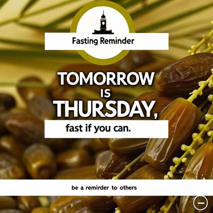 Fasting Reminder Instagram Ad Template | PosterMyWall