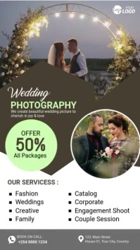 Brown Maximalist Wedding Event Service Instagram Story Instagram Story template