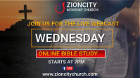 Brown Maximalist Wednesday Online Bible Study  Twitter Post template