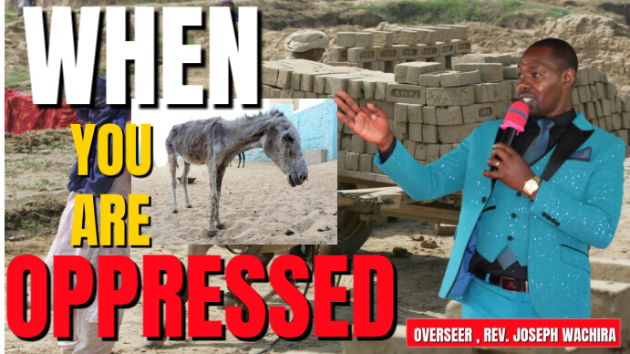 Brown Maximalist When You Are Oppressed Digital Display (16:9) template