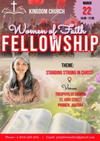 Women Fellowship A5 template