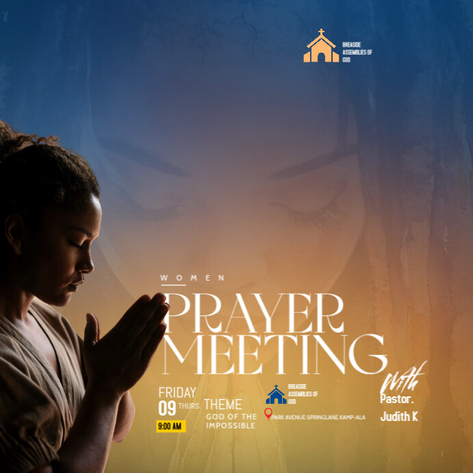 Copy of Brown Maximalist Women Prayer Meering Instagram Post | PosterMyWall