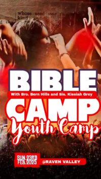 Marrone Bible Youth Camp Instagram Story Template