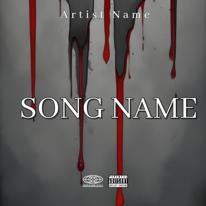 Brown  Mixtape Album Cover template