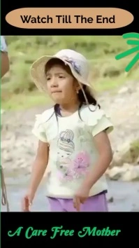 Brown Modern & Minimal A Care Free Attitude Instagram Reel template