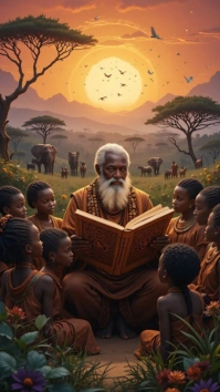 Brown Modern & Minimal African Heritage Design Template  Instagram Story