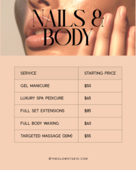 Brown Beauty and Skincare Services Instagram Portrait Template - Page 4