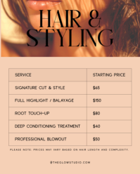 Brown Beauty and Skincare Services Instagram Portrait Template - Page 2