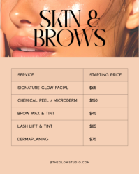 Brown Beauty and Skincare Services Instagram Portrait Template - Page 3