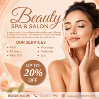 Cokelat Beauty Salon โพสต์บน Instagram Template
